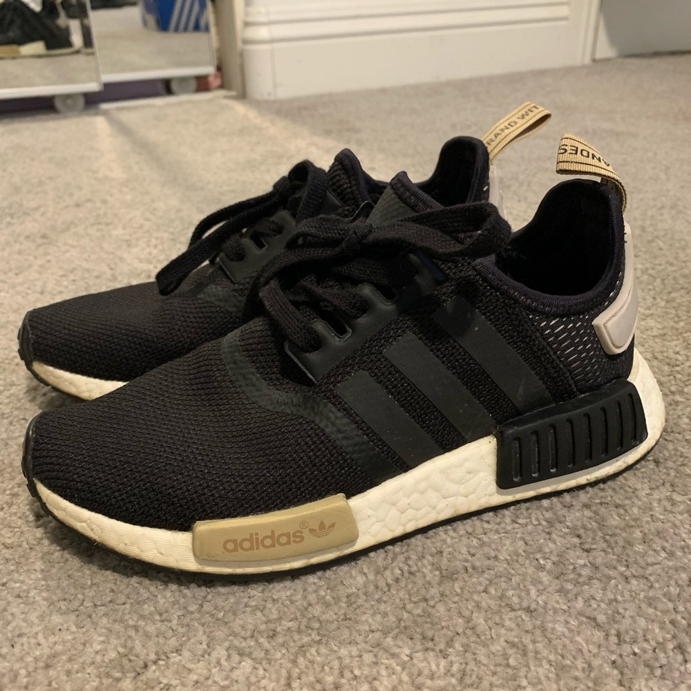 Black and white Adidas NMD